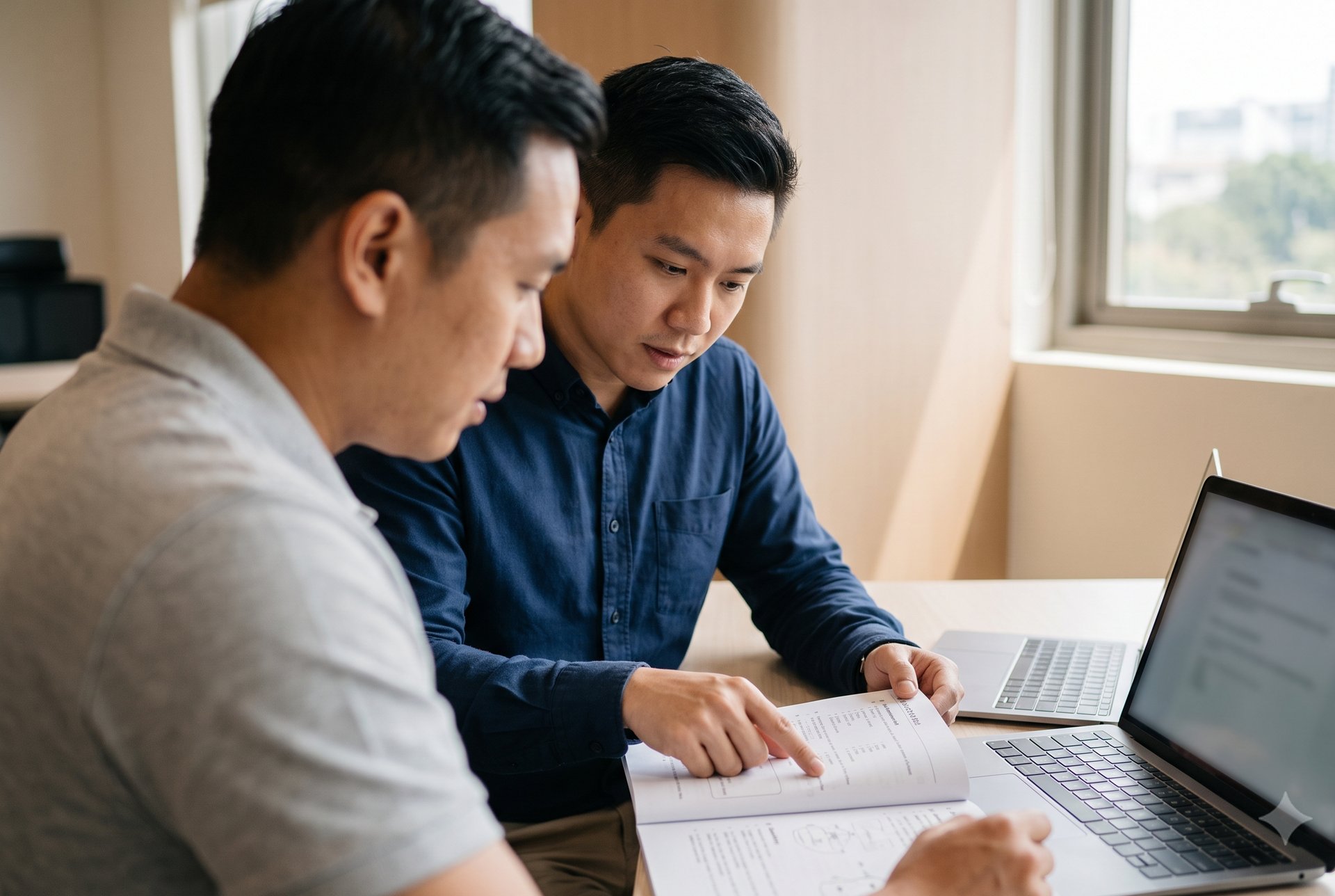Hands-on training in a small-group session